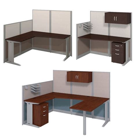 All Office In An Hour Cubicle Stations By Bush Business Furniture