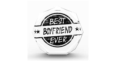 Best Boyfriend Ever Black Award Zazzle Award Trophy Best Boyfriend