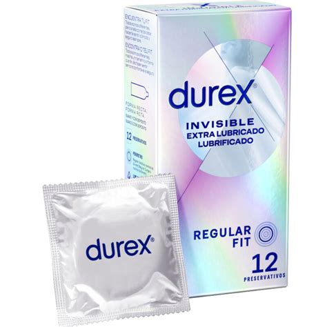 Durex Invisible Extra Lubricado 12 Unidades Seductime Sex Shop