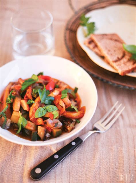 Roasted Vegetable Ratatouille From Meatless Cookbook