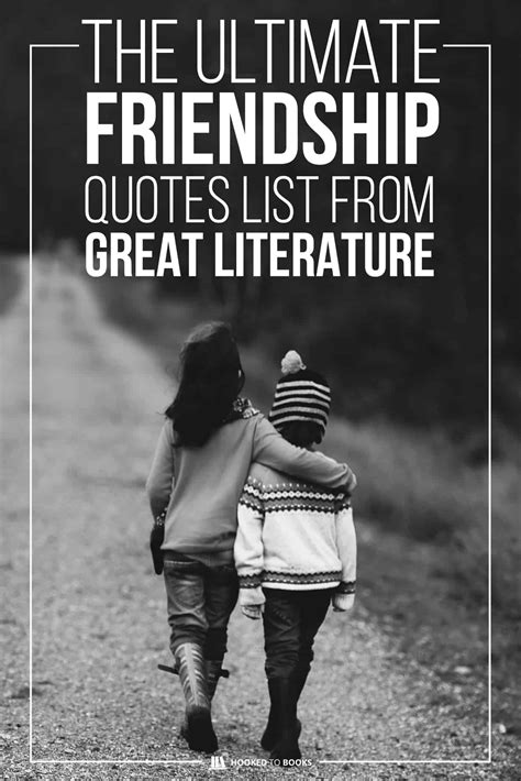 34 Classic Friendship Quotes From Literature Hooked To Books