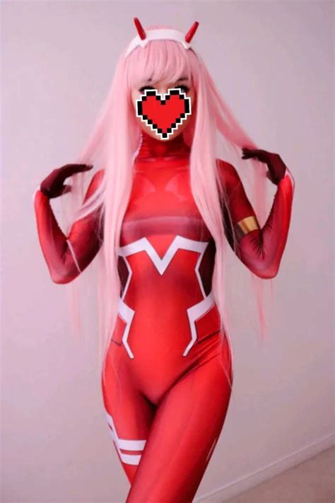Zero Two Costume Darling In The Franxx 002 Cosplay Costume 3D Printed