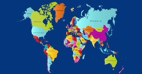 Countries In The World Map Quiz World Map