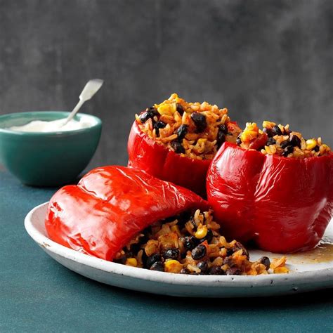 Slow Cooked Stuffed Peppers Recipe How To Make It
