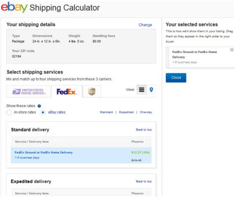 Determining the cost of packages domestically in united. eBay Launches New Shipping Calculator - FedEx Included