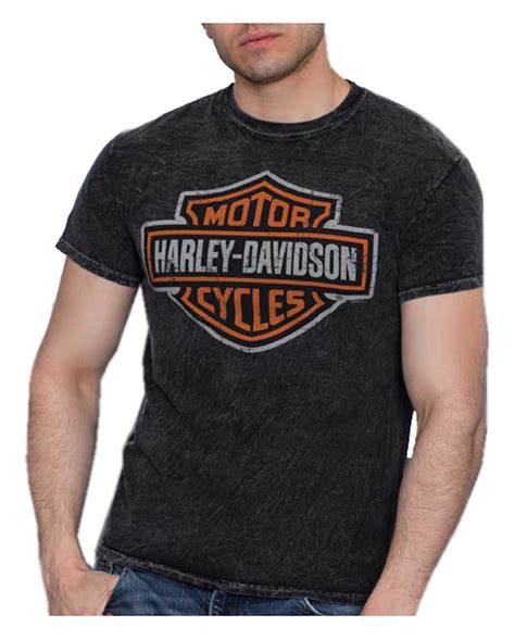 Harley Davidson Mens Bar And Shield Logo Short Sleeve Cotton T Shirt