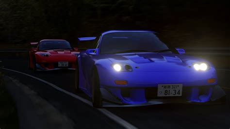 Uphill Touge Battle On Mount Akina Battle Stage Highlight Assetto