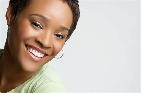 Beautiful Smiling Black Woman Fab Magazine