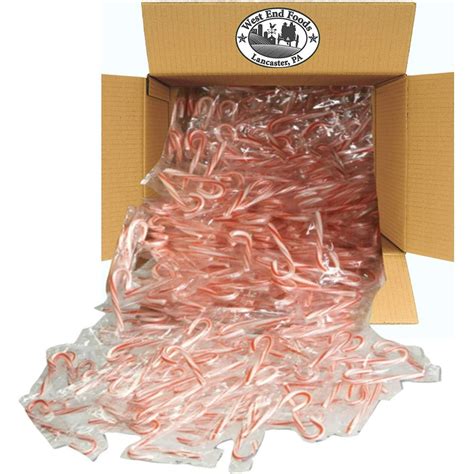 Bulk Red White Peppermint Candy Canes Mini 500 Pcs For Christmas