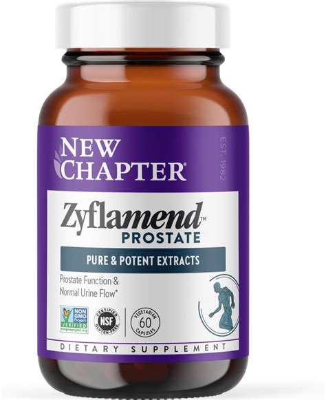 Amazon Com New Chapter Prostate Supplement Zyflamend Prostate With Saw Palmetto Pumpkin Seed