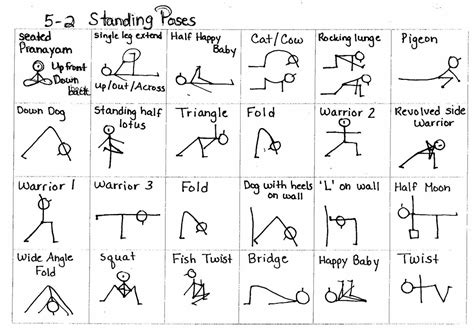 Free Printable Yoga Stick Figures Aulaiestpdm Blog