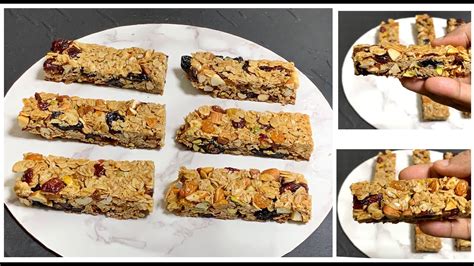 No bake 5 ingredient granola bars make the perfect easy snack. Granola Bars Recipe | Healthy Snack - YouTube