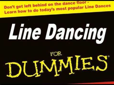 New Line Dancing For Dummies Class Youtube