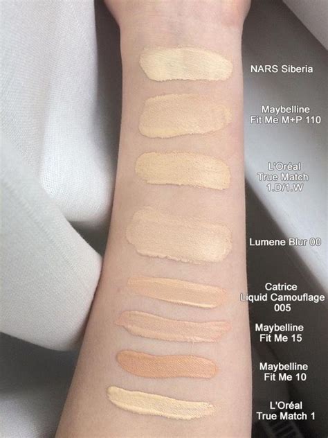 Foundation And Concealer Swatches PaleMUA The Pale Girl S Guide To