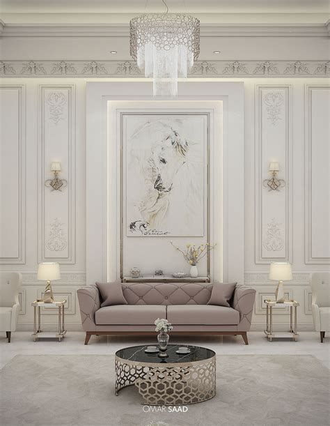 Luxury Classic Villa Interior Design On Behance Villa Interior