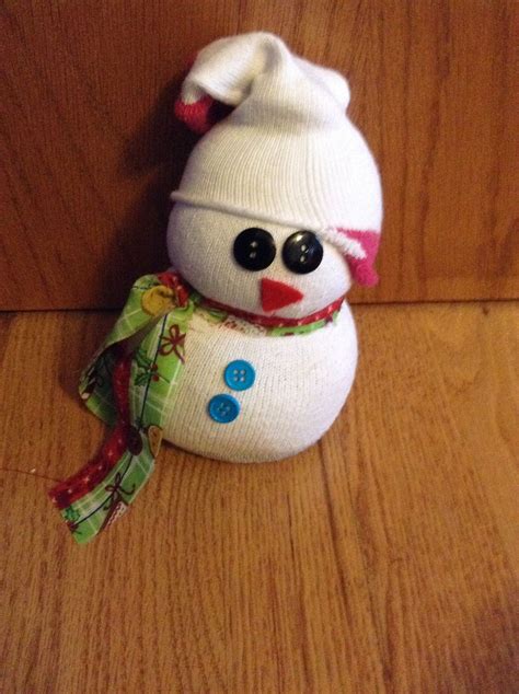 Fun Little Sock Snowman Fun Easy Crafts Crafts Diy Crafts