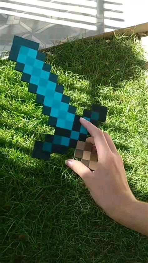 How To Make Diy Minecraft Swords From Cardboard Artofit