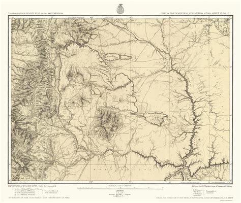 Topographic Map New Mexico