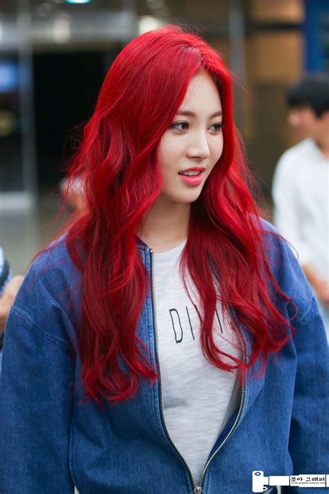 30 K Pop Idols Who Looked Red Hot With Crimson Hair Koreaboo