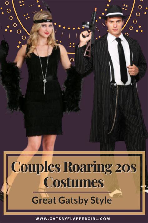 Roaring 20s Costumes For Couples That Dazzle Gatsby Party Outfit Couples Costumes Roaring
