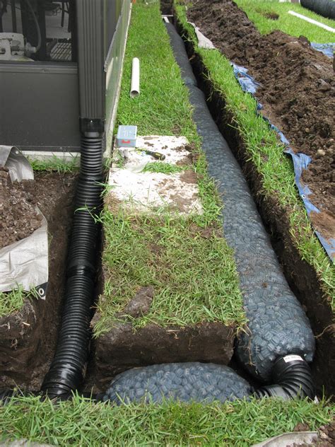 Maximize French Drain Efficiency By Connecting All Downspouts Orlando