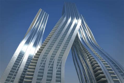 Dancing Towers By Zaha Hadid This Is A Rendered Picture Q Flickr