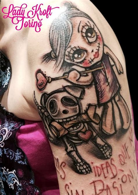Today this doll represents pain and curses. tattoo | Voodoo doll tattoo, Doll tattoo, Inked magazine ...