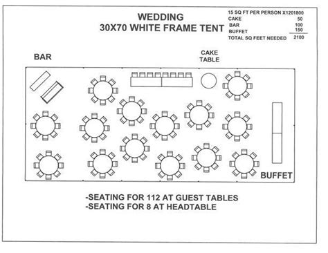 Wedding Floor Plan Template Wedding Reception Seating Layout Tent 30