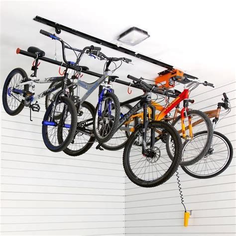 Garage Gator Bike Lift Motorized Gg8220 Overhead Storage 220lbs Bike
