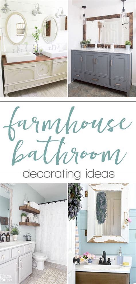 Bathroom decorating ideas can be a challenge when you're on a budget. Farmhouse Bathroom update ideas (on a budget!)