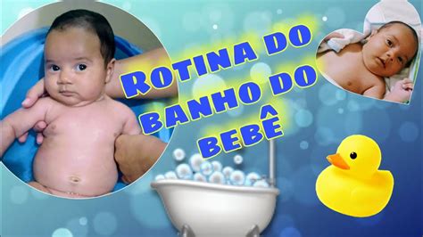 Rotina Do Banho Do Bebê 💙 Youtube