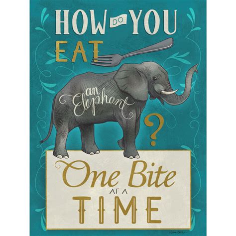 How Do You Eat An Elephant Melissa Washburn Illustration Design