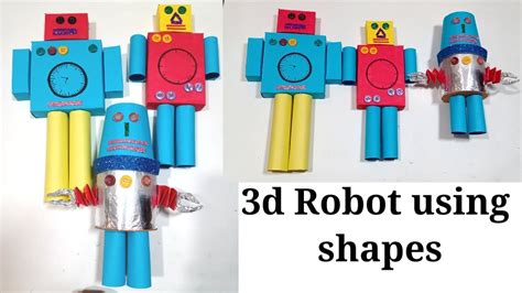 Make Robot Using Shape Robot With Geometry Shape Math Shape Model