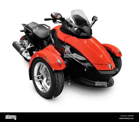 Brp Can Am Spyder Roadster 3 Wheeled Vehicle Stock Photo Alamy