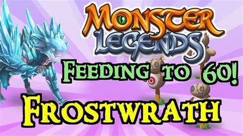 Monster Legends Feeding To Frostwrath YouTube