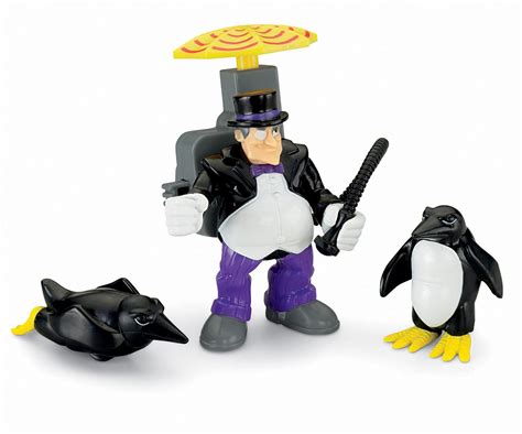 Imaginext M5646 Dc Super Friends Toy Penguin Figure With Spinning