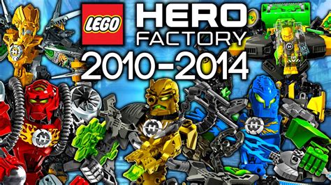 Every Lego Hero Factory Set Ever Made 2010 2014 Youtube