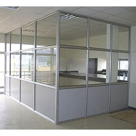 Office Acoustic Aluminium Partition For Commercial Thickness 5 Mm At