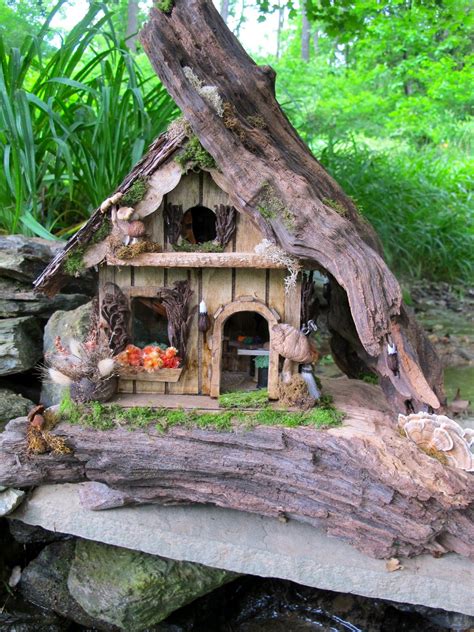 Whimsical Properties Custom Made Fairy Houses Fairy Tree Houses Fairy
