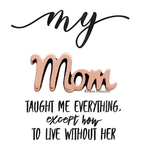 My Mom Taught Me Everything Except How To Live Without Her Origamiowl