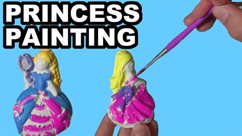 Glitter Princess Plaster Fridge Magnets Moulding And Painting Kit Craft