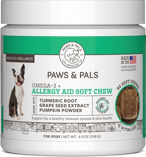 Paws And Pals Allergy Aid Chews 90 Count