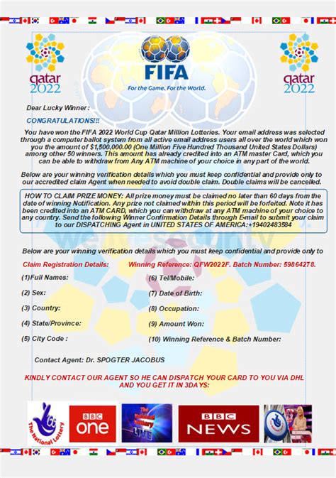 Fifa World Cup 2022 Scams Beware Of Fake Lotteries Ticket Fraud And Other Cons