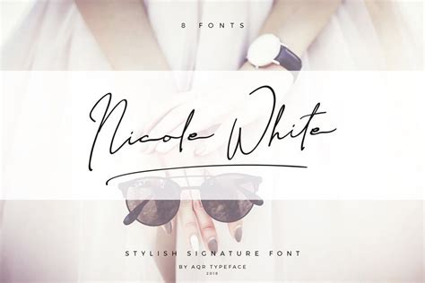 Nicole White Signature Font Signature Fonts Pretty Fonts Script Fonts