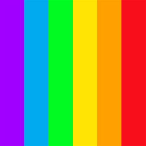 Vivid Rainbow Color Palette In 2021 Color Palette Rainbow Colors