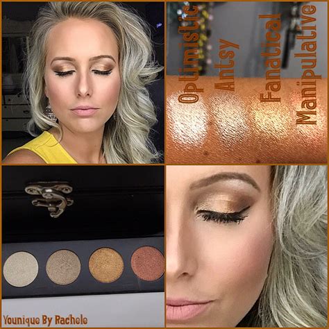 pumpkin spice inspired younique makeup look using colors from the new quad customizable palette
