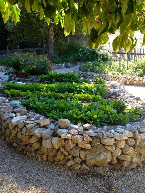 Raised Bed Rock Borders Natural Stone Raised Flower Bed