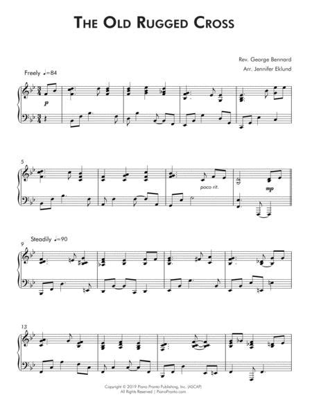 The Old Rugged Cross Late Intermediate Piano Sheet Music Pdf Download