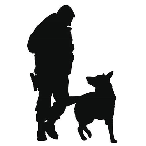 1300 Dog Police Ilustraciones Gráficos Vectoriales Libres De