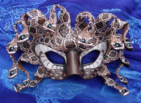 Rattlesnake Medusa Mask By Merimask On Deviantart Carnival Masks